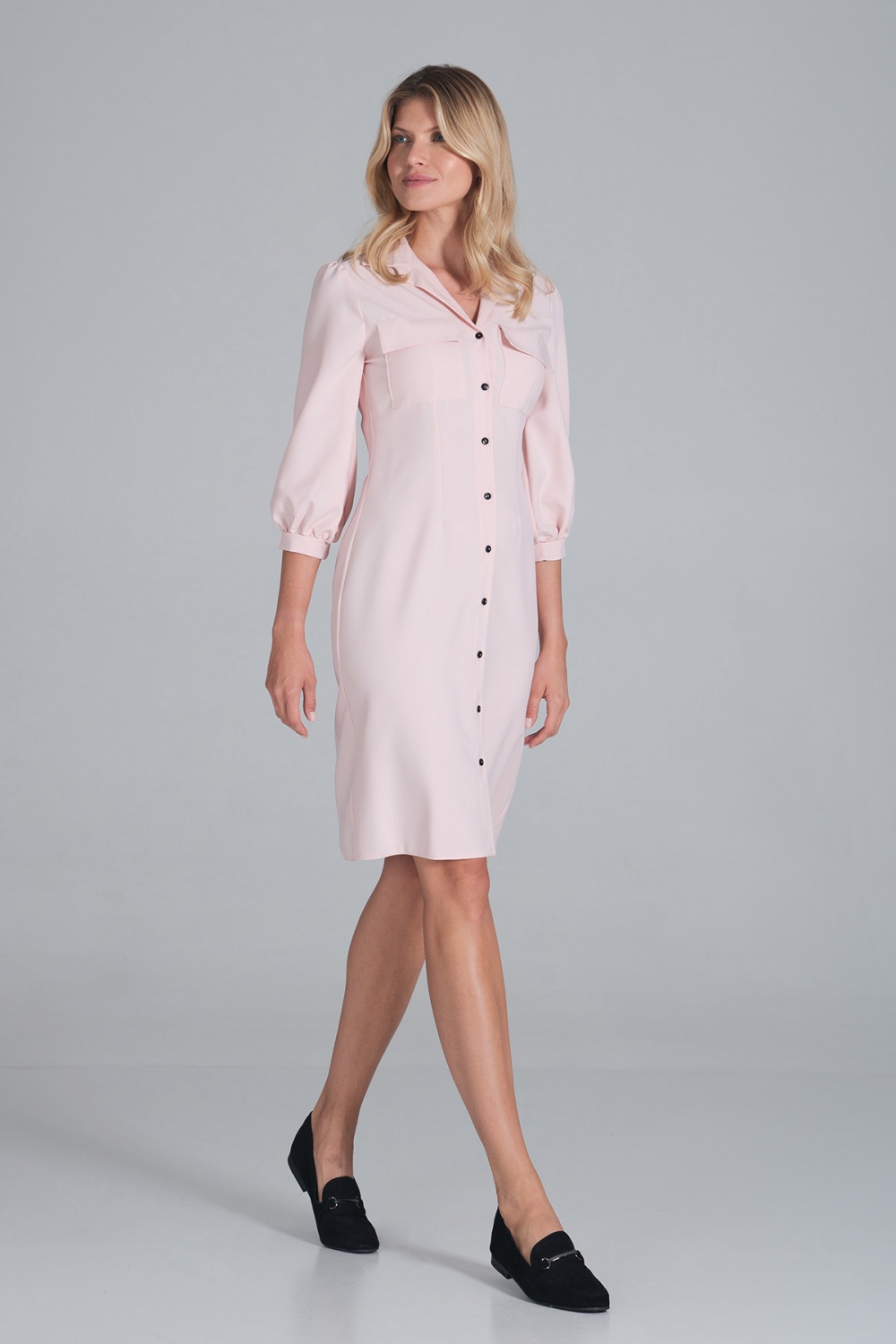 Sukienka Model M849 Pink - Figl162391 - Różowy - obrazek 2
