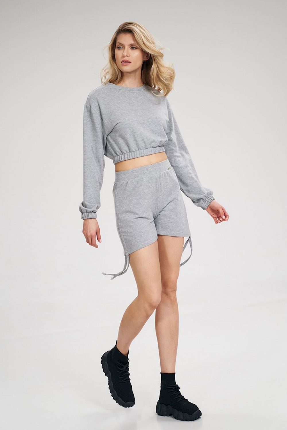 Bluza Damska Model M771 Grey - Figl162442 - Szary - obrazek 2