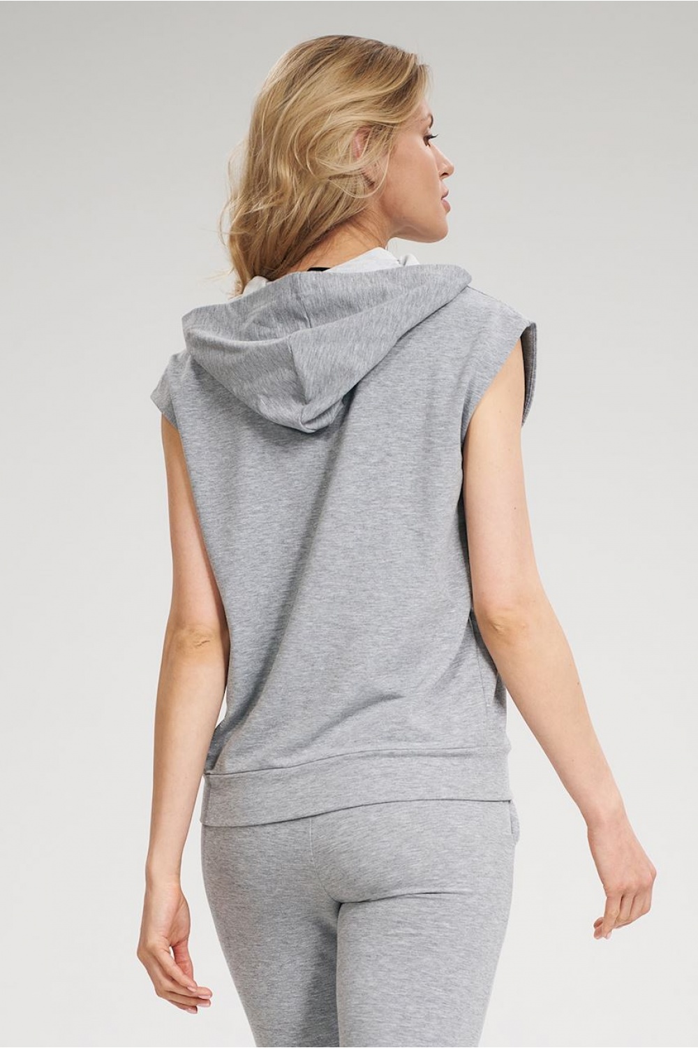 Bluza Damska Model M802 Grey - Figl162940 - Szary - obrazek 3