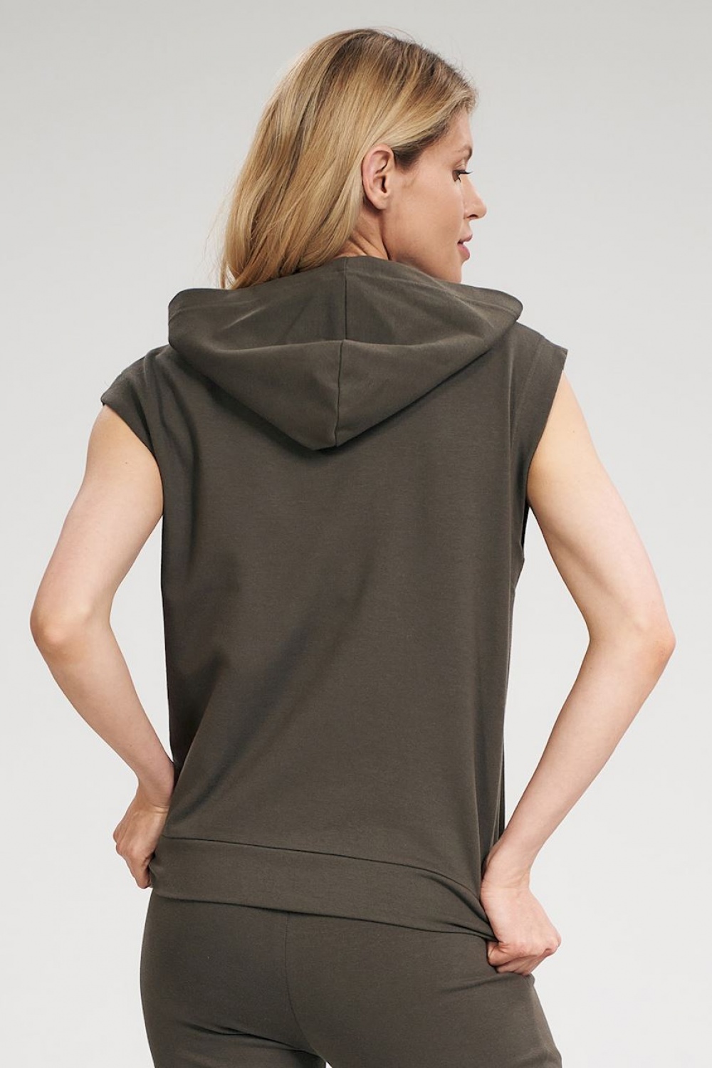 Bluza Damska Model M802 Olive - Figl162942 - Zielony - obrazek 3