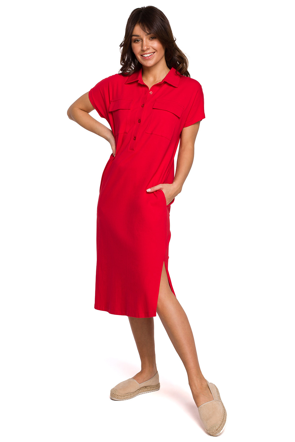 Sukienka Model B222 Red - BeWear163167 - Czerwony