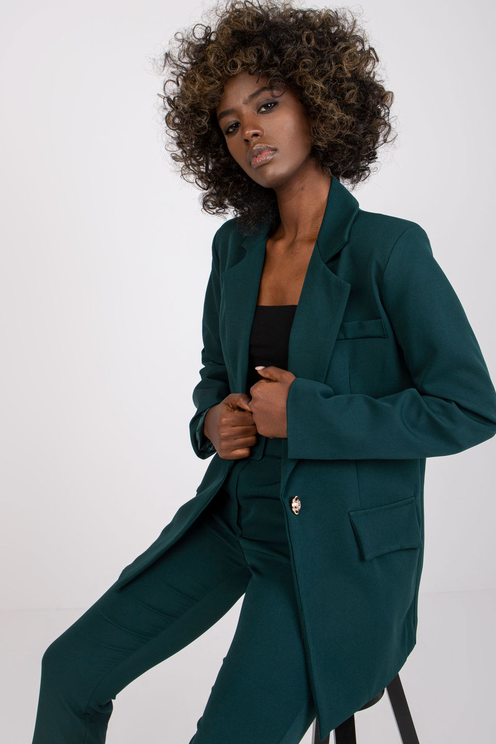 Marynarka Model DHJ-MA-15556.22X Dark Green - Italy Moda164598 - Zielony