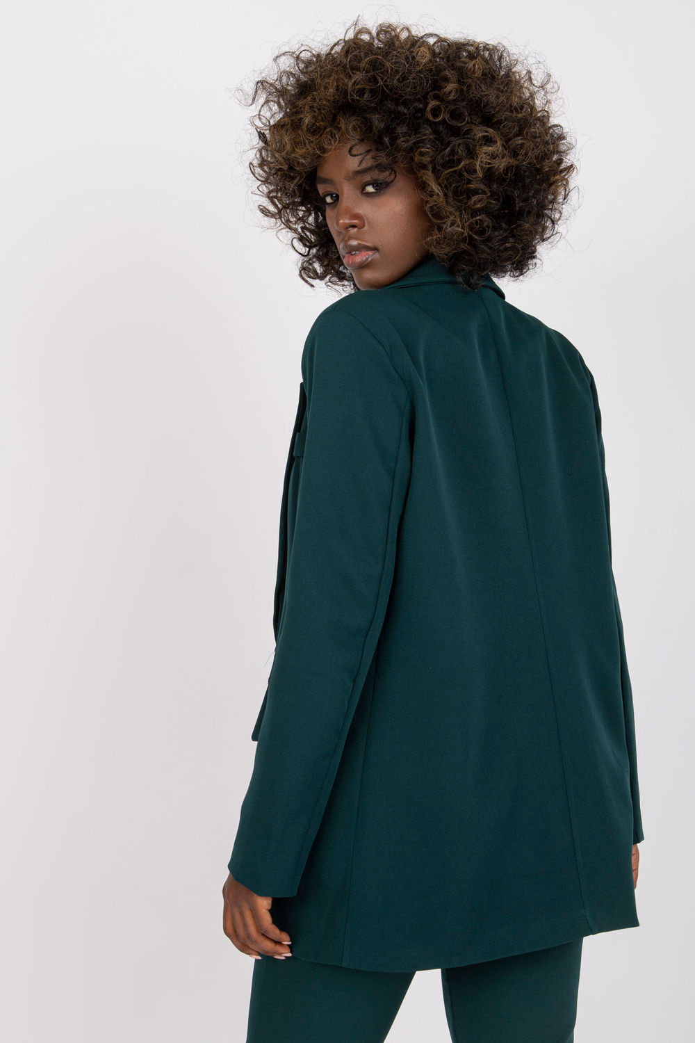 Marynarka Model DHJ-MA-15556.22X Dark Green - Italy Moda164598 - Zielony - obrazek 3