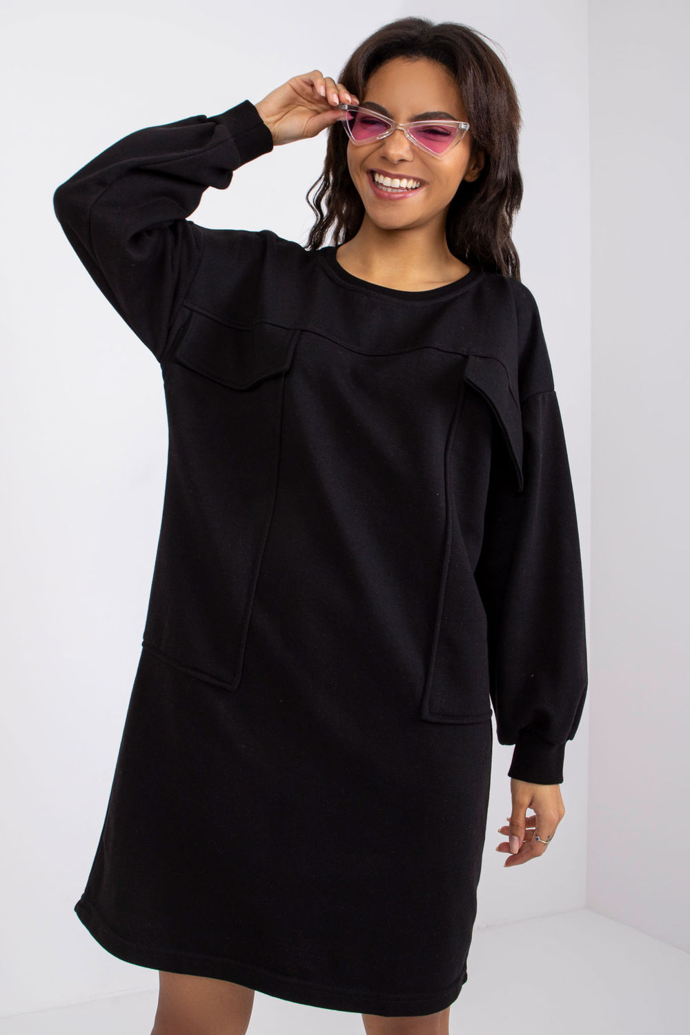 Sukienka Model EM-SK-717.33X Black - Ex Moda164784 - Czarny