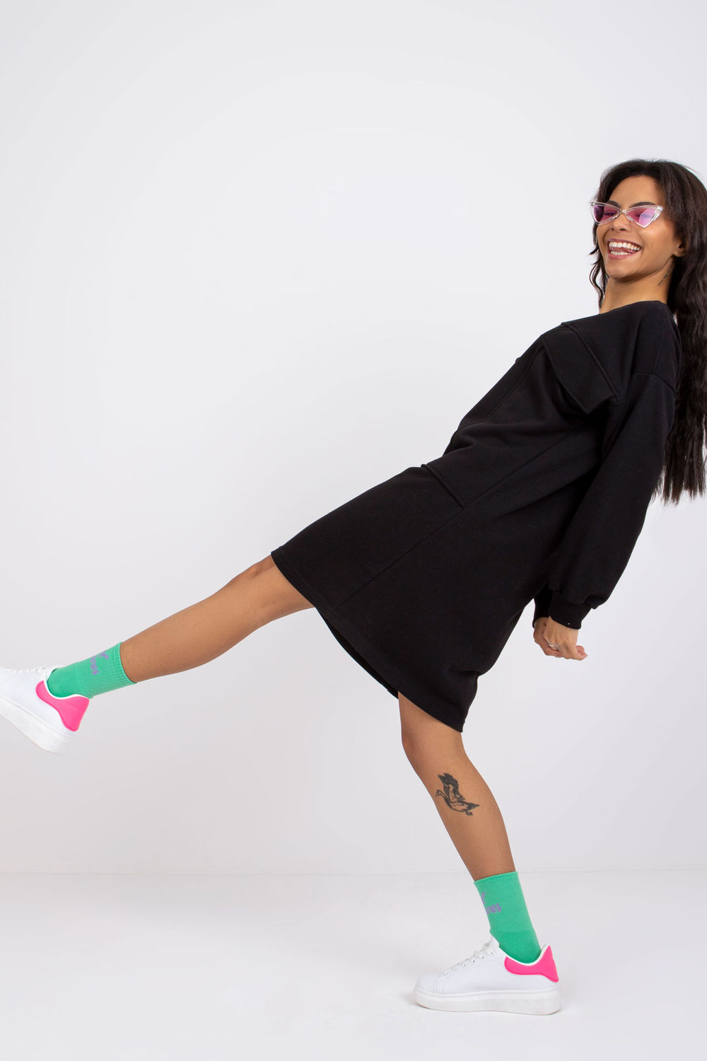 Sukienka Model EM-SK-717.33X Black - Ex Moda164784 - Czarny - obrazek 2