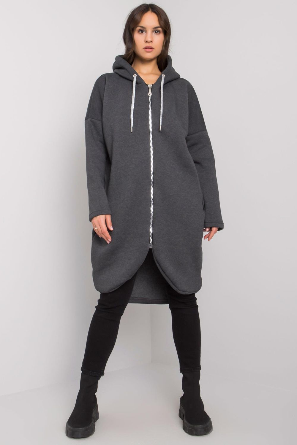 Bluza Damska Model RV-BL-5775.17X Grafit - Relevance164805 - Szary