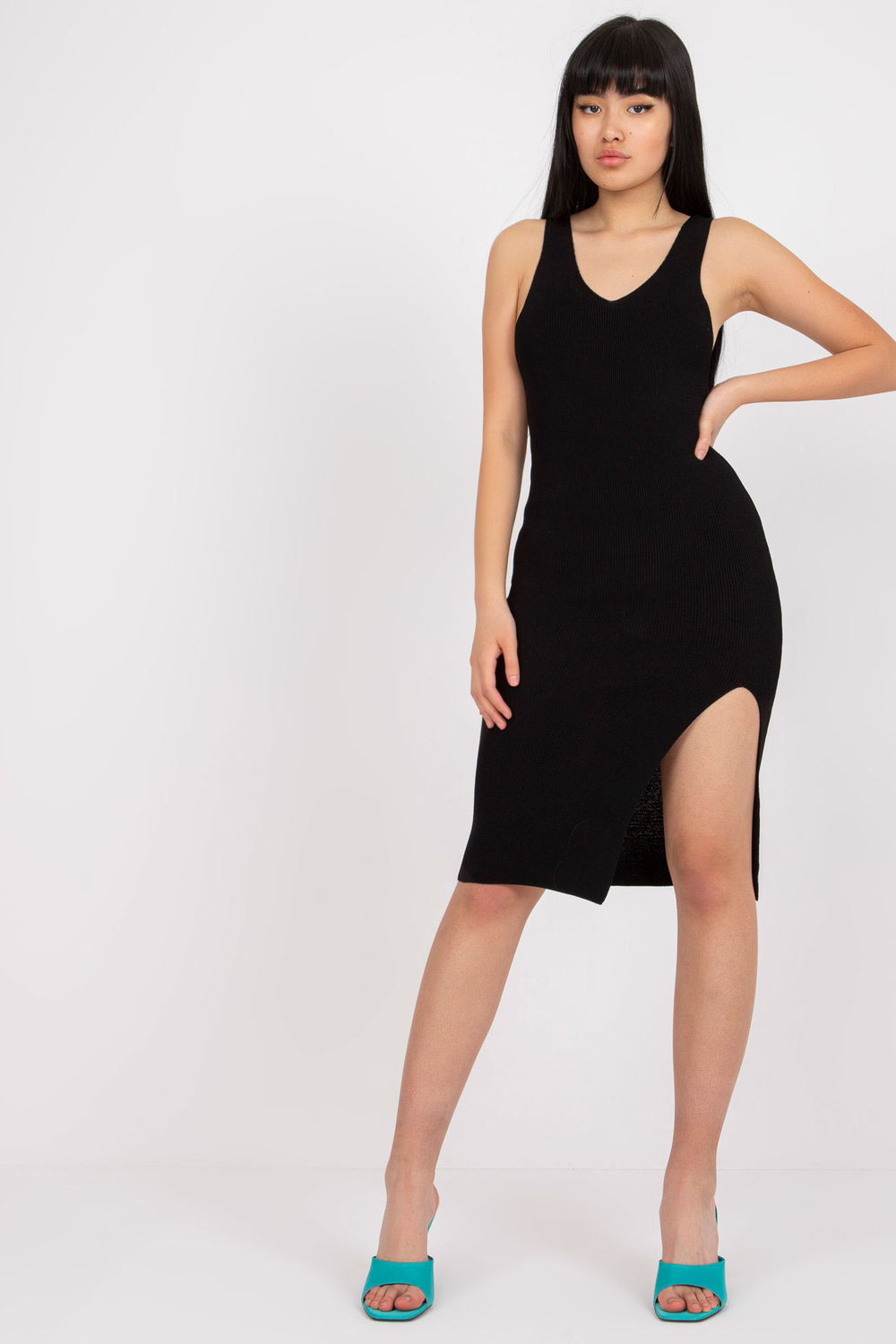 Sukienka Model TW-SK-BI-B001.67P Black - Och Bella165883 - Czarny