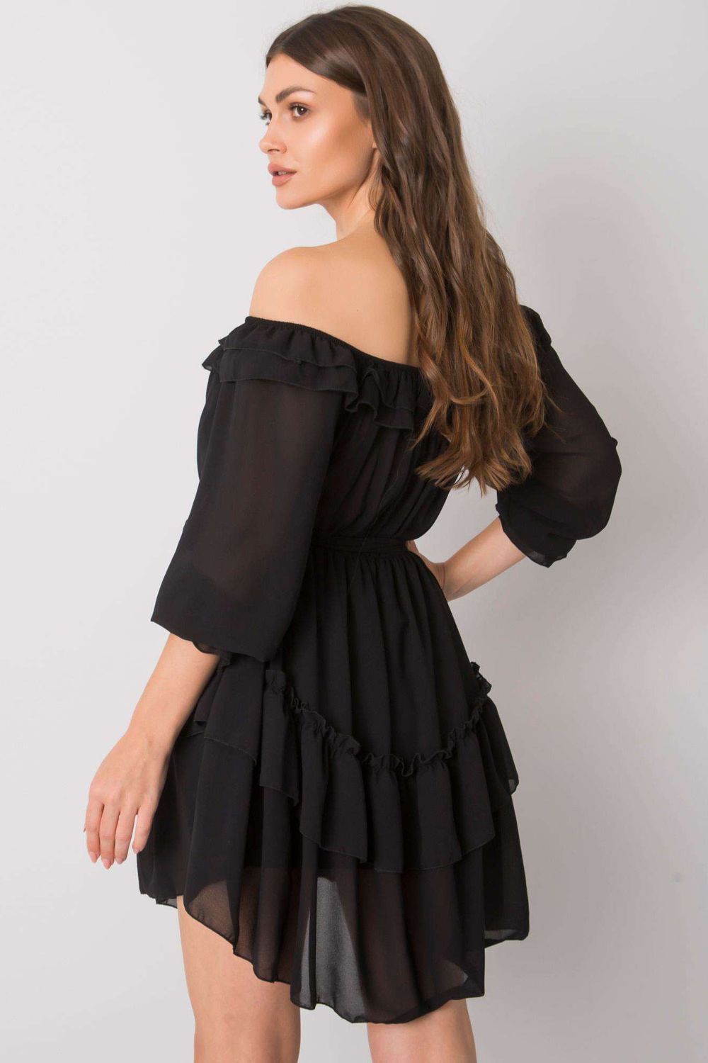 Sukienka Model TW-SK-BI-0931.40P Black - Och Bella166086 - Czarny - obrazek 3