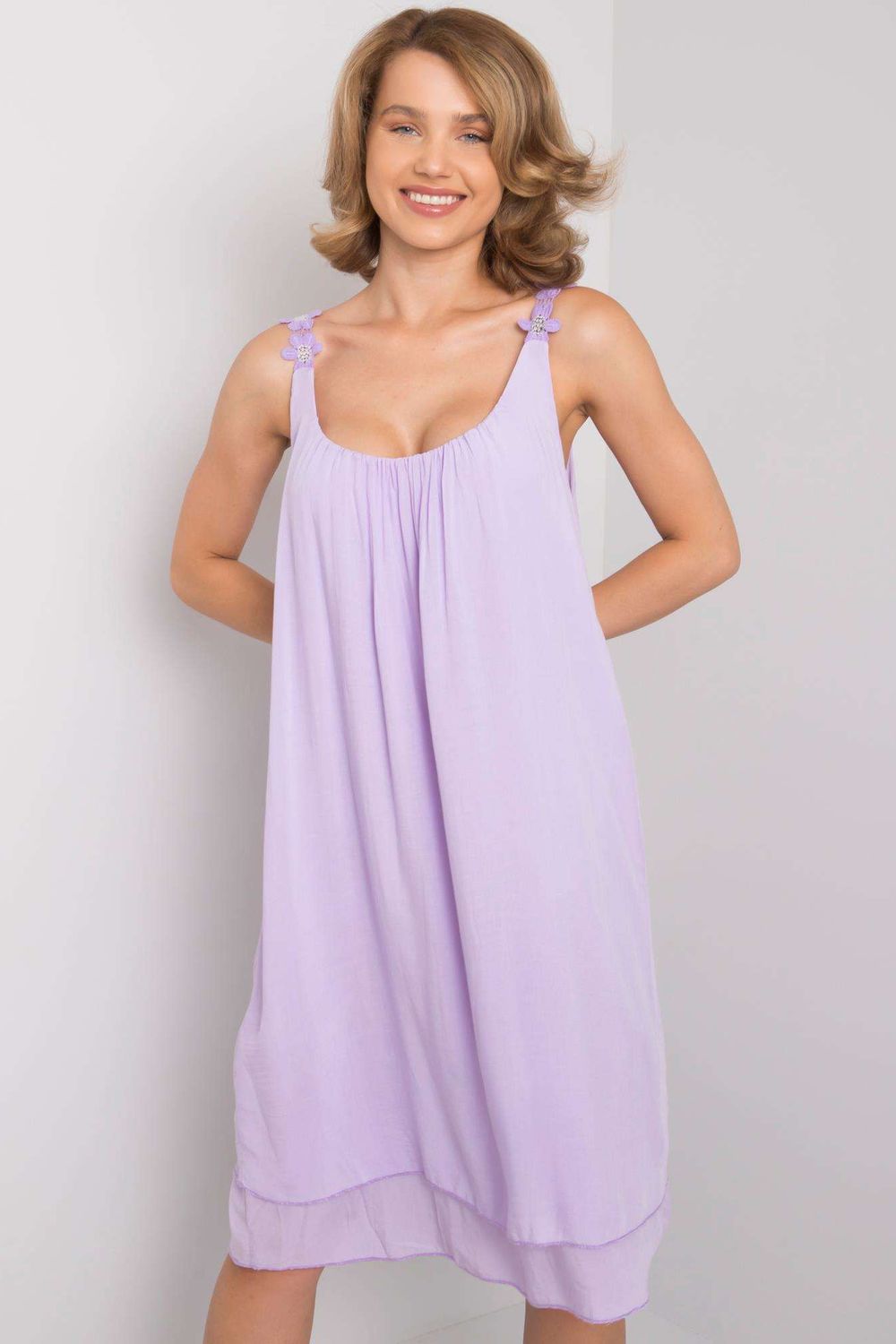 Sukienka Model TW-SK-BI-22002.14 Light Violet - Och Bella166090 - Fioletowy