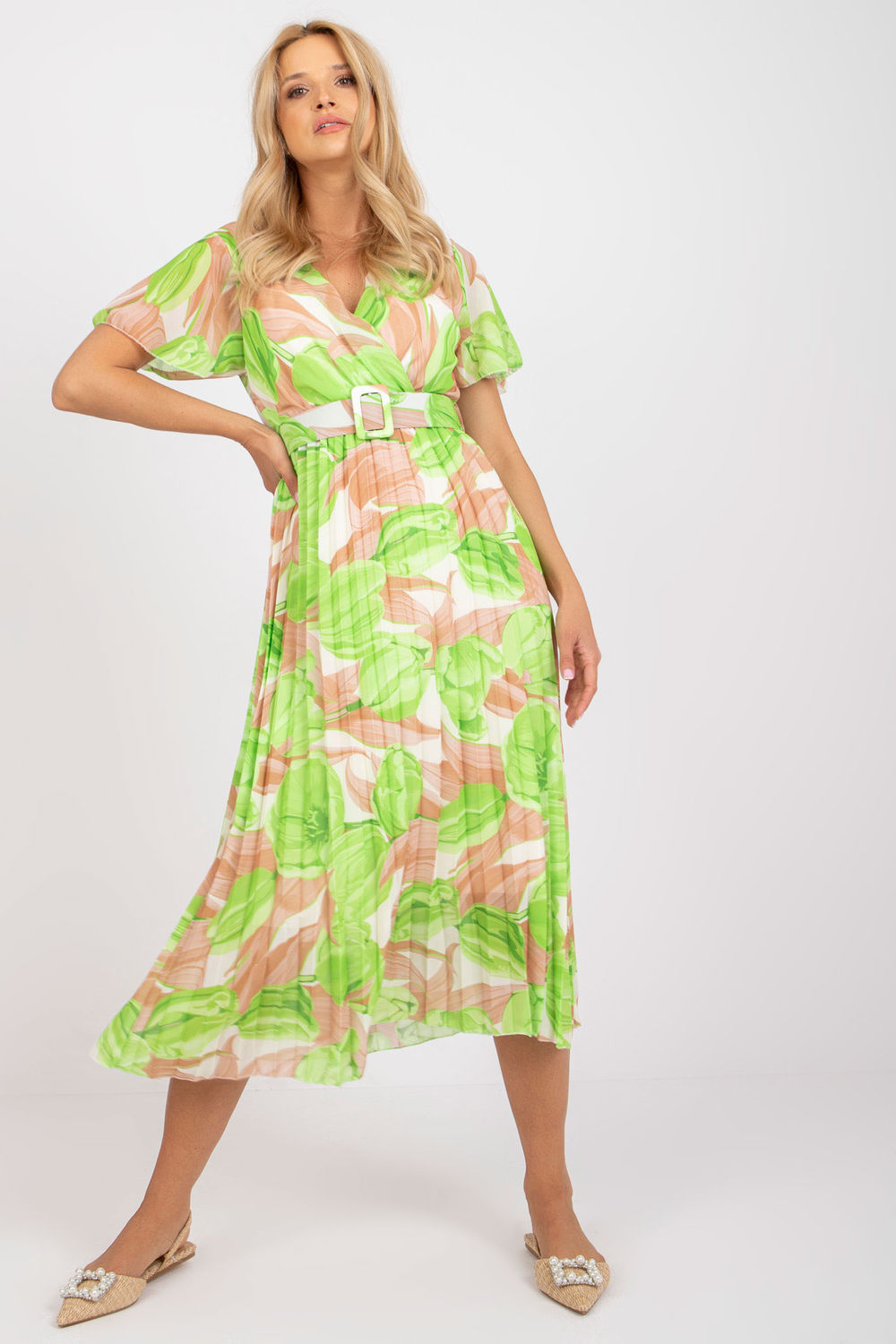 Sukienka Model DHJ-SK-11331-2.32 Light Green - Italy Moda166273 - Zielony