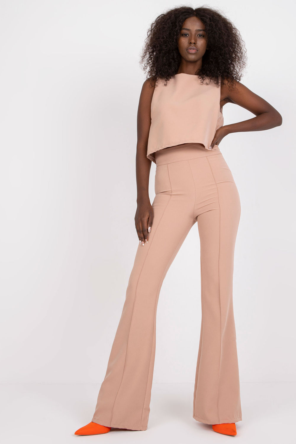 Spodnie Komplet Model DHJ-KMPL-6323.18 Light Pink - Italy Moda166312 - Różowy