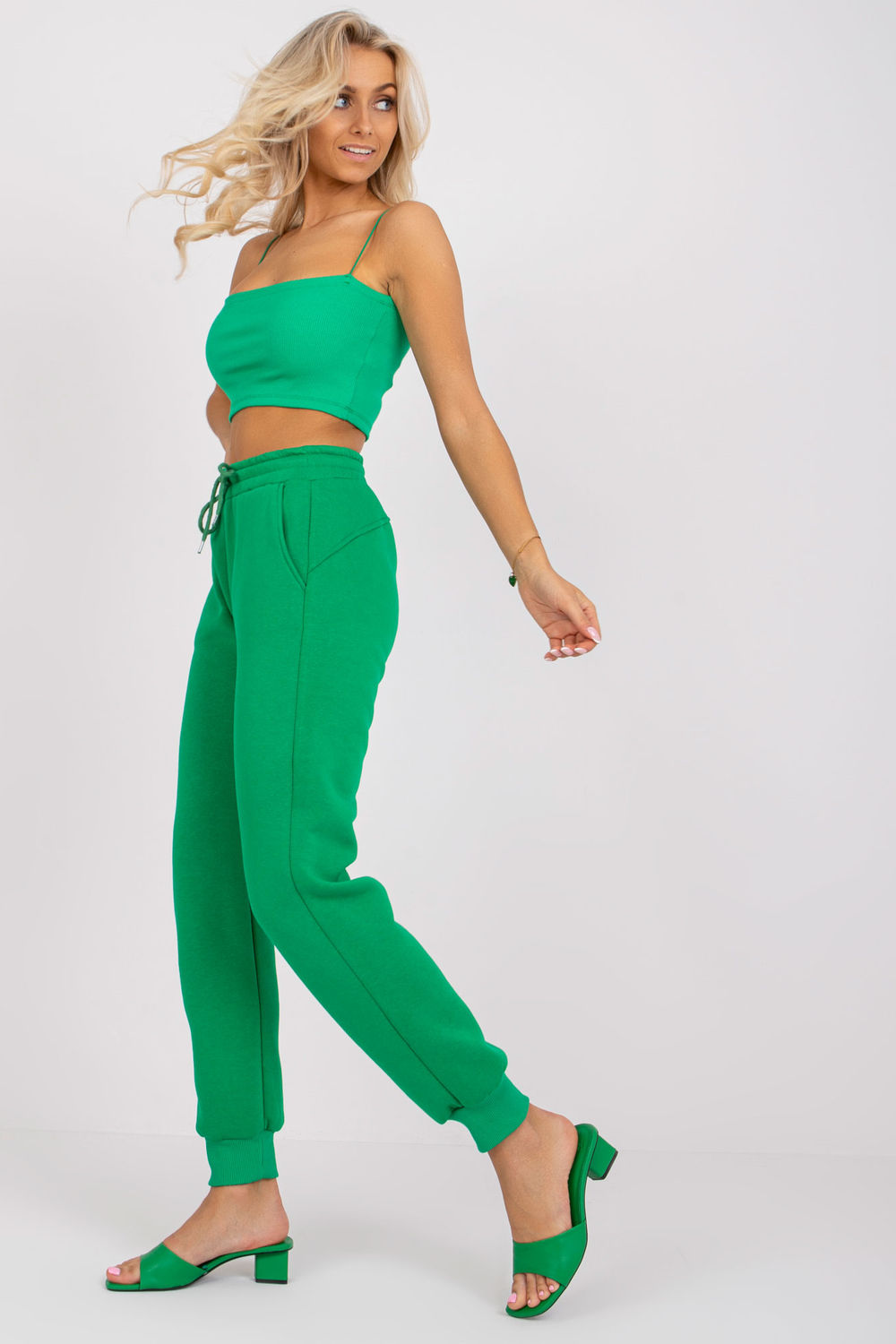Spodnie Dresowe Model EM-DR-712.39P Green - Ex Moda166632 - Zielony - obrazek 3