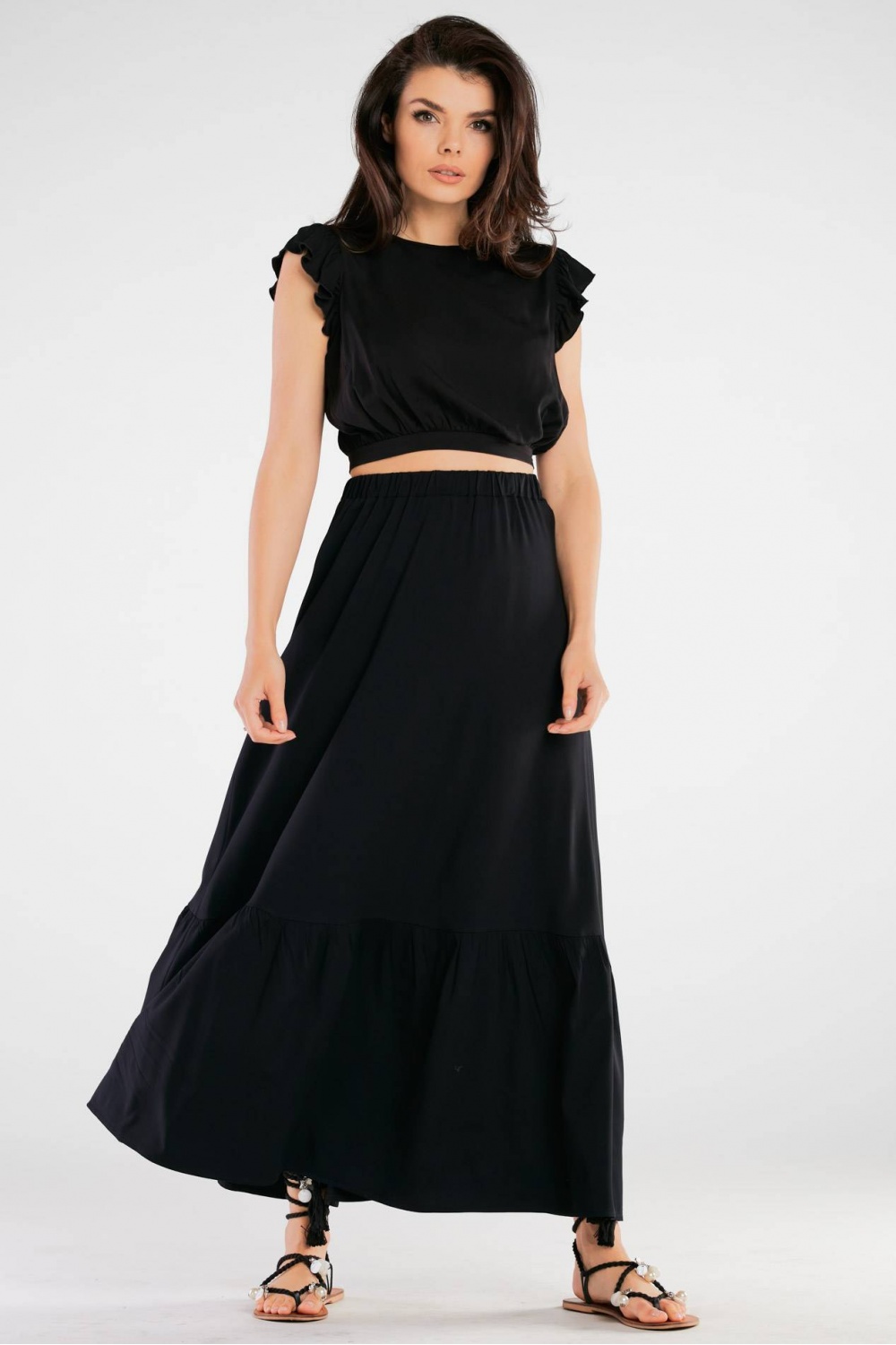 Bluzka Model A429 Black - awama166769 - Czarny - obrazek 2