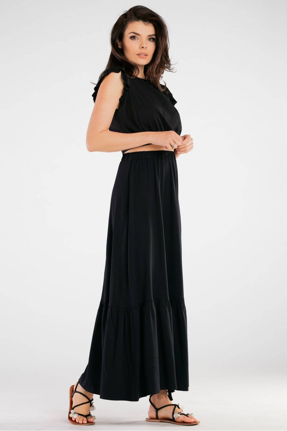 Bluzka Model A429 Black - awama166769 - Czarny - obrazek 4