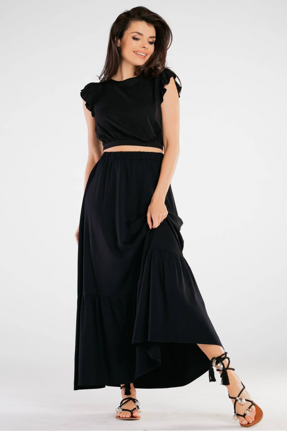 Spódnica Model A431 Black - awama166799 - Czarny