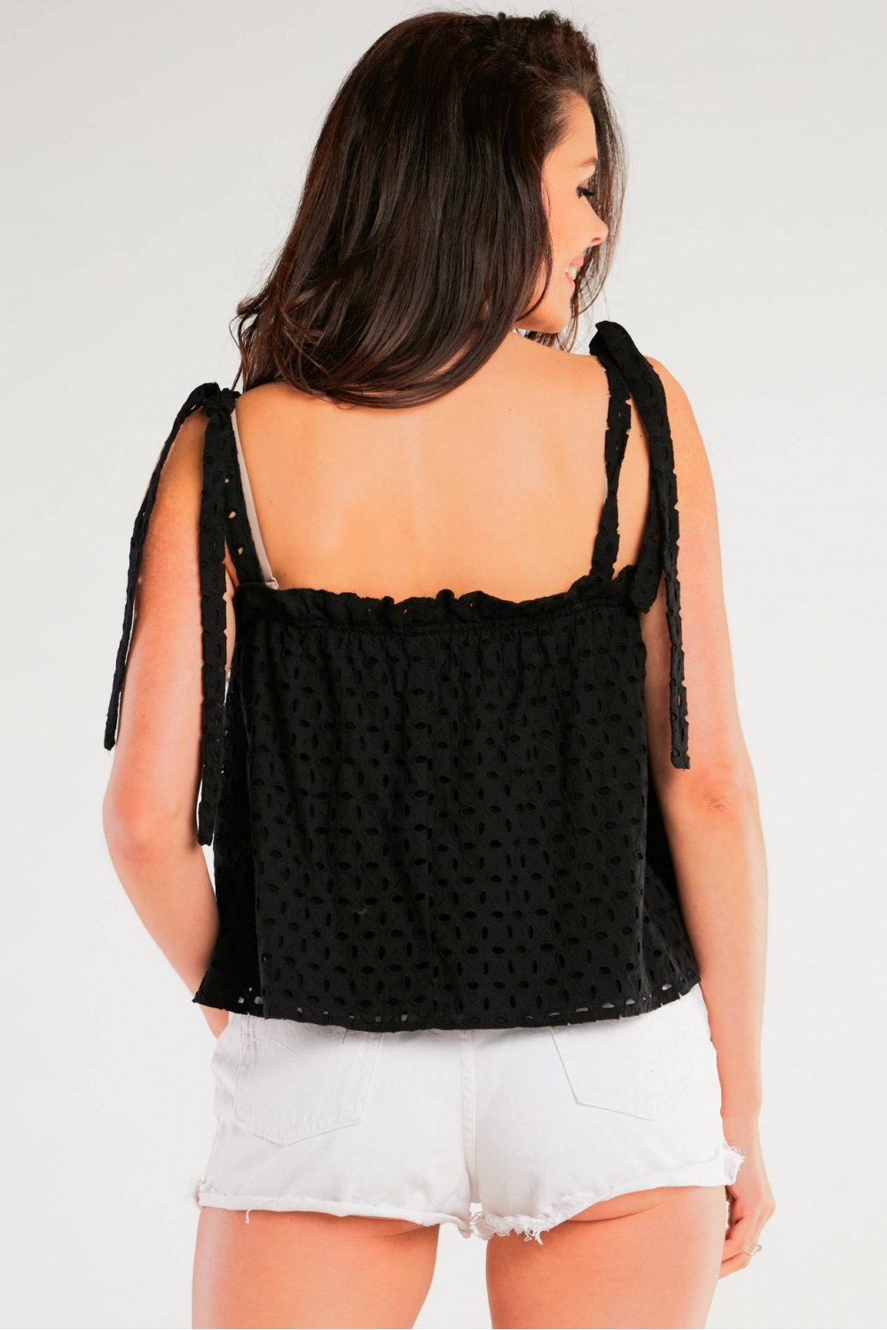 Bluzka Model A436 Black - awama166804 - Czarny - obrazek 3