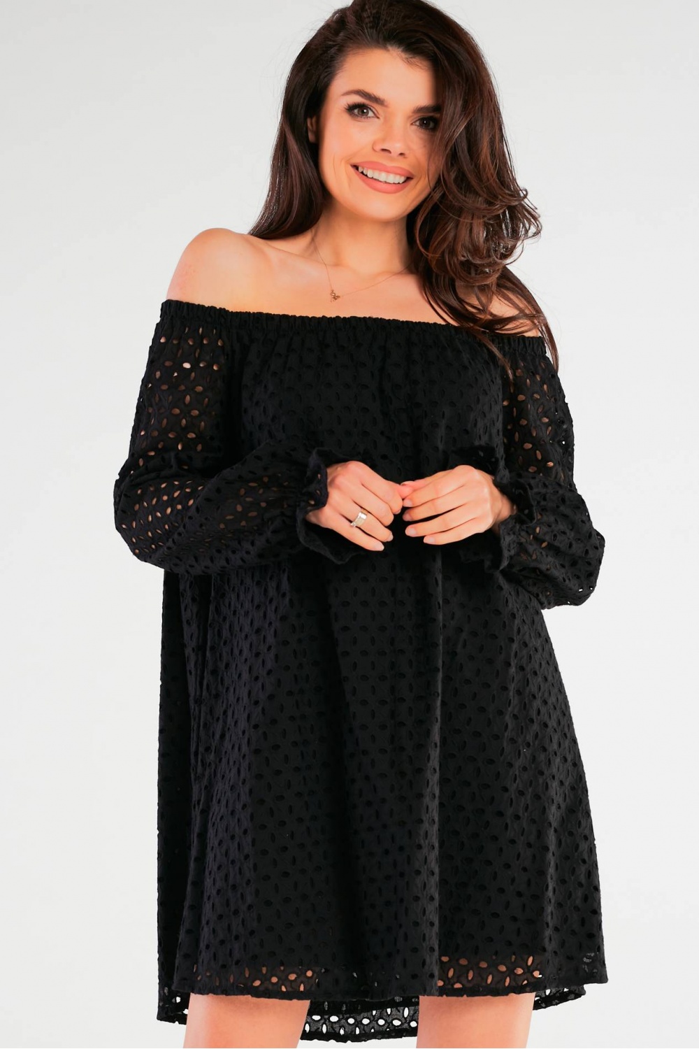 Sukienka Model A435 Black - awama166806 - Czarny