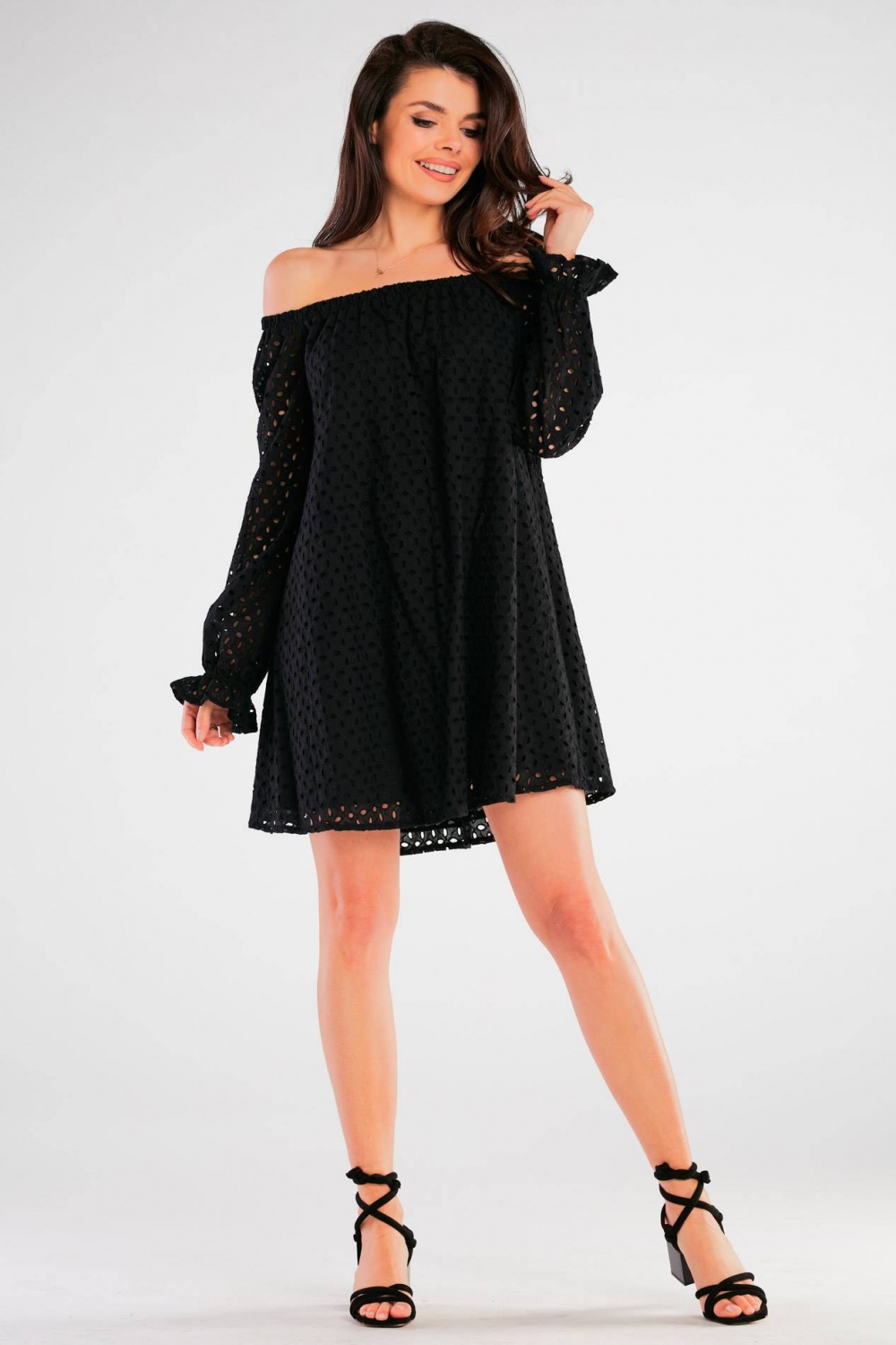 Sukienka Model A435 Black - awama166806 - Czarny - obrazek 2
