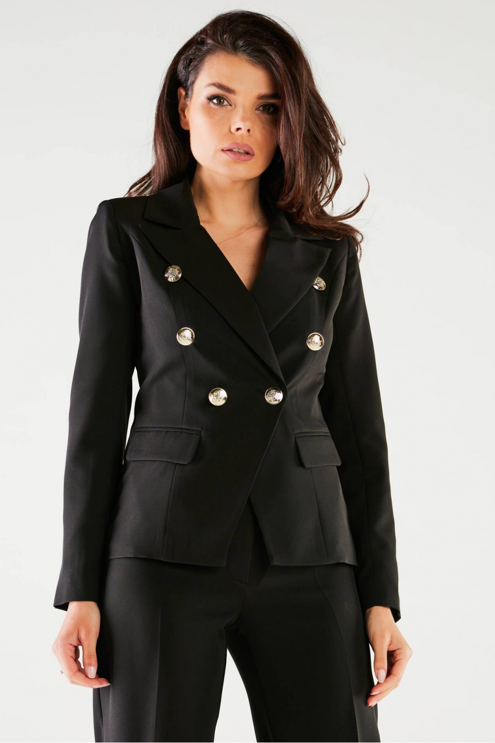 Żakiet Model A441 Black - awama166815 - Czarny - obrazek 2