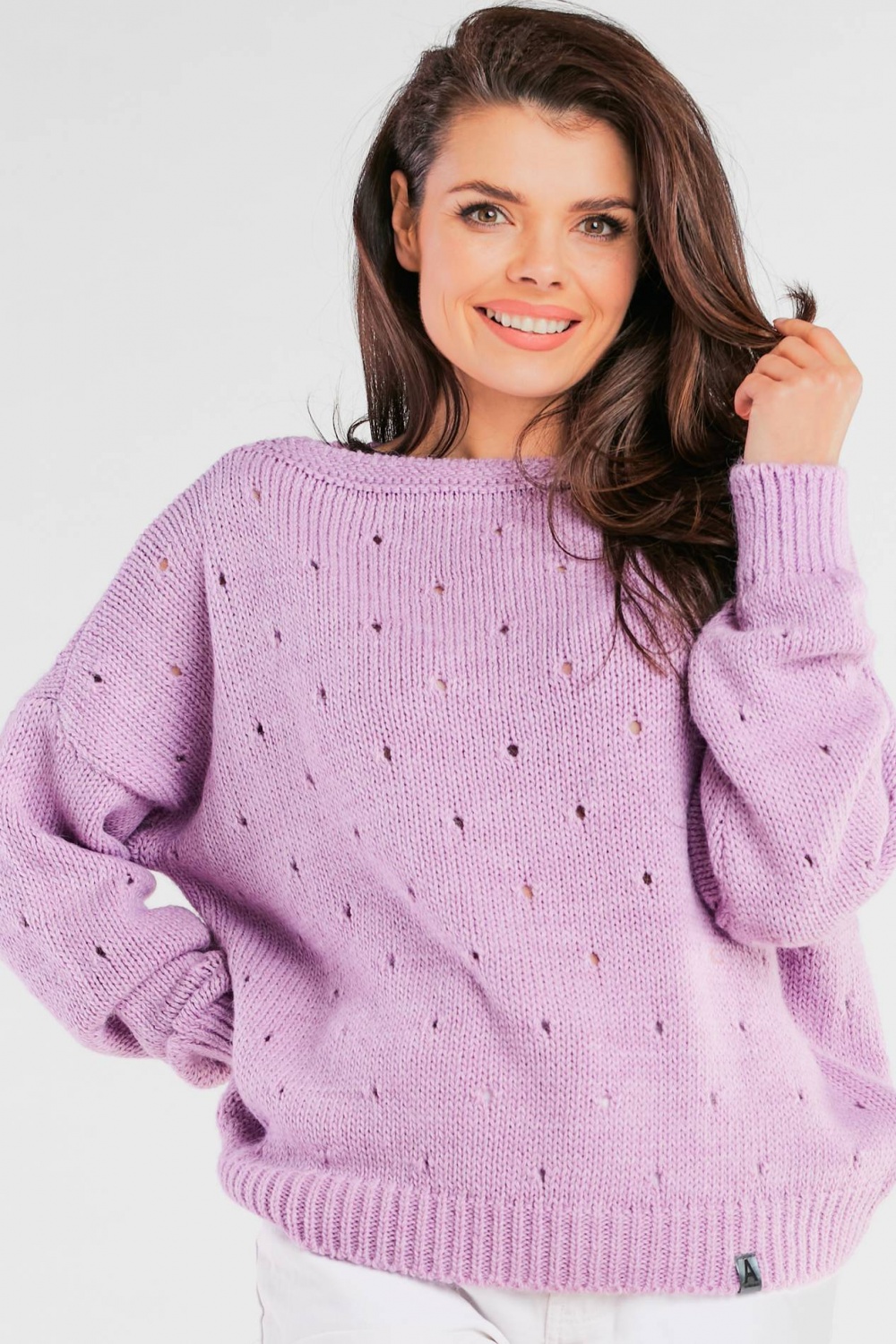 Sweter Damski Model A445 Violet - awama166861 - Fioletowy
