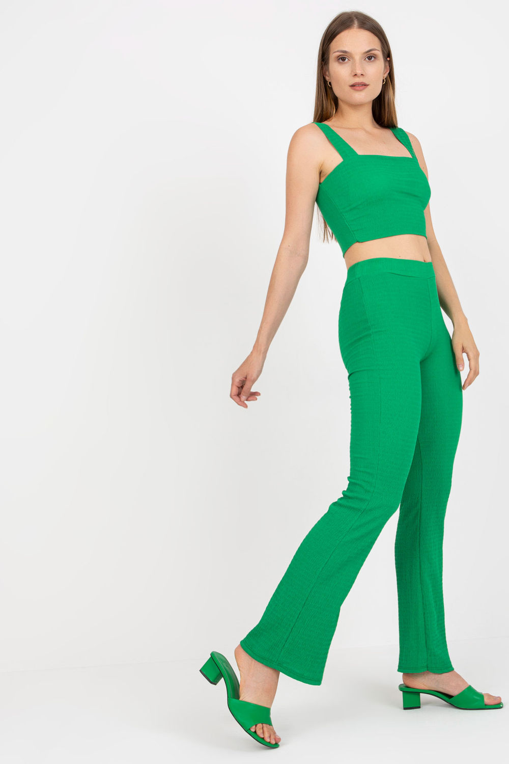Spodnie Komplet Model DHJ-KMPL-15828 Green - Italy Moda167782 - Zielony - obrazek 2