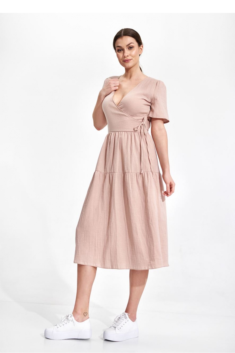 Sukienka Model M872 Beige - Figl167812 - Beżowy - obrazek 2