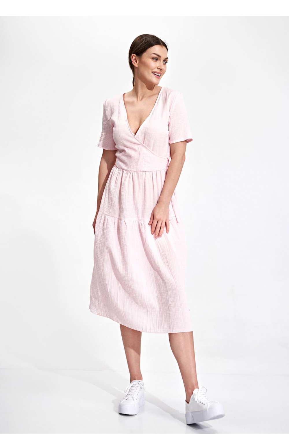 Sukienka Model M872 Pink - Figl167813 - Różowy