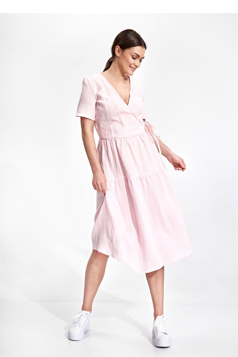 Sukienka Model M872 Pink - Figl167813 - Różowy - obrazek 2