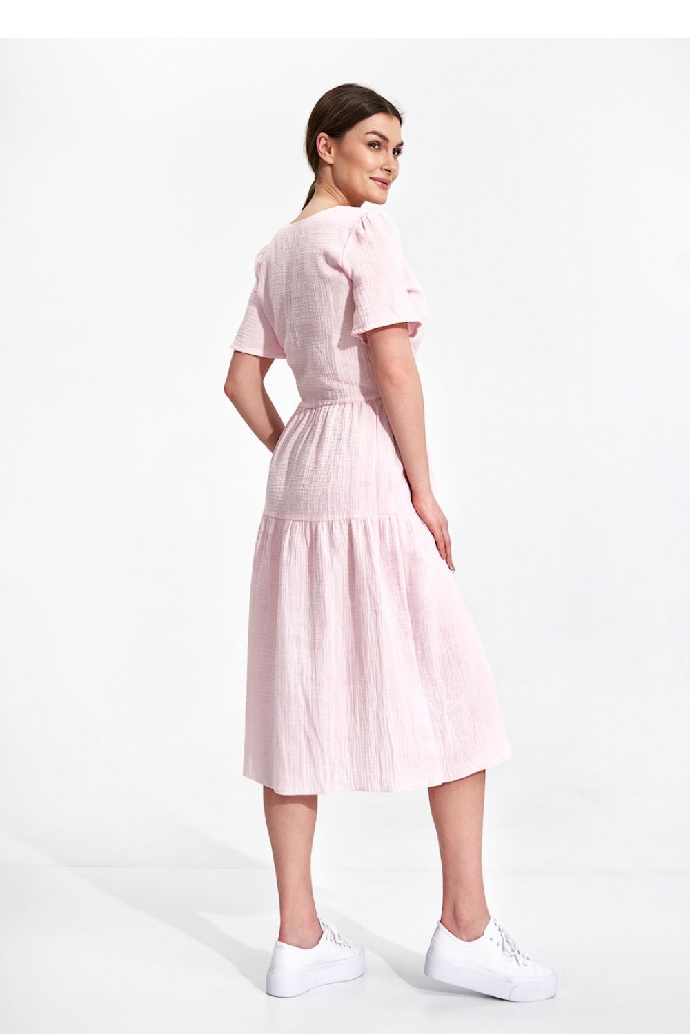 Sukienka Model M872 Pink - Figl167813 - Różowy - obrazek 3
