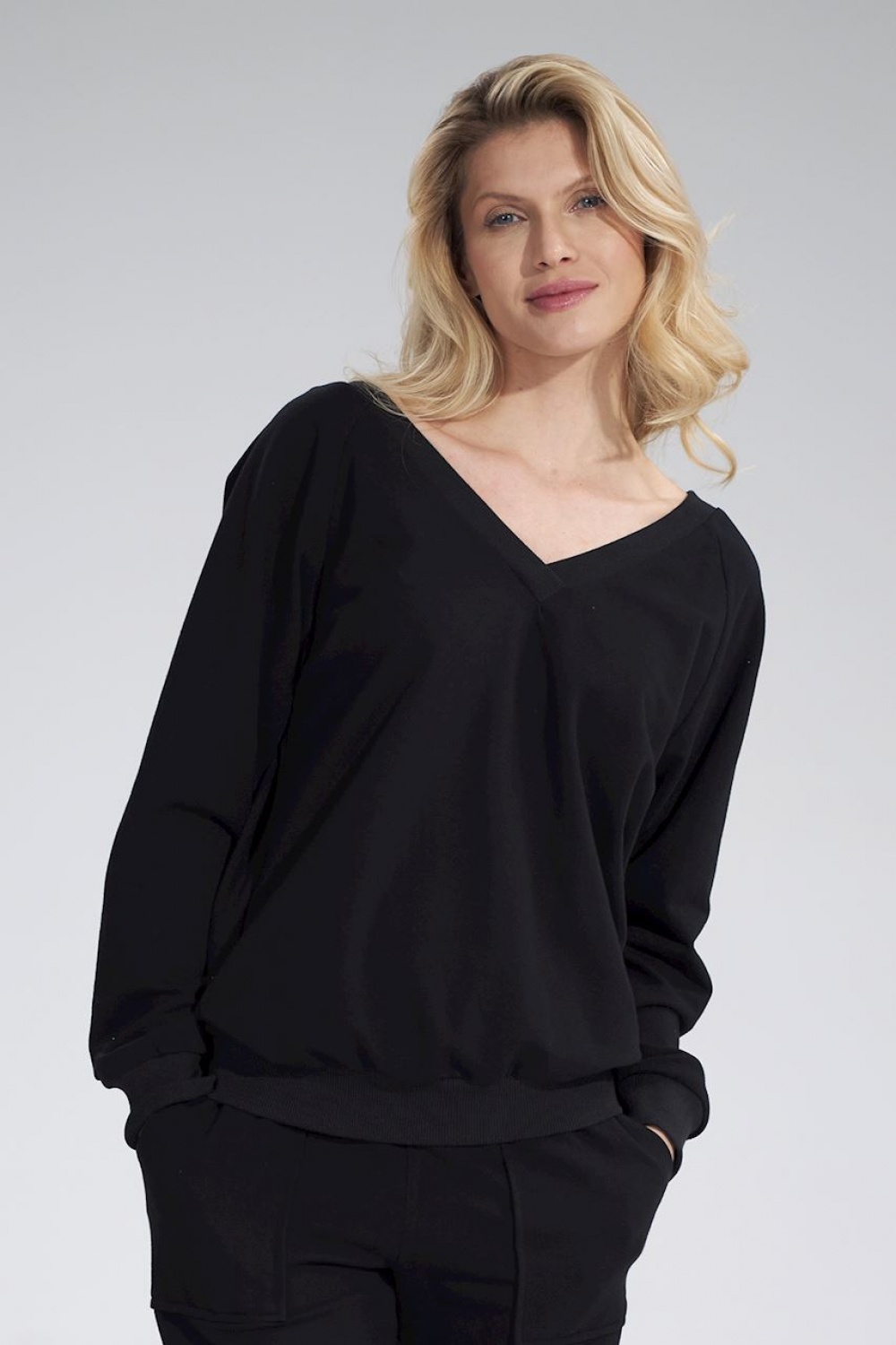 Bluza Damska Model M799 Black - Figl167890 - Czarny