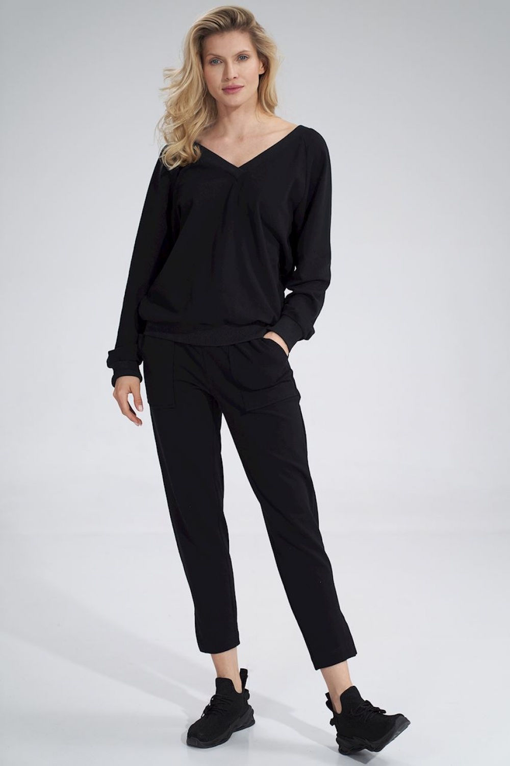 Bluza Damska Model M799 Black - Figl167890 - Czarny - obrazek 2