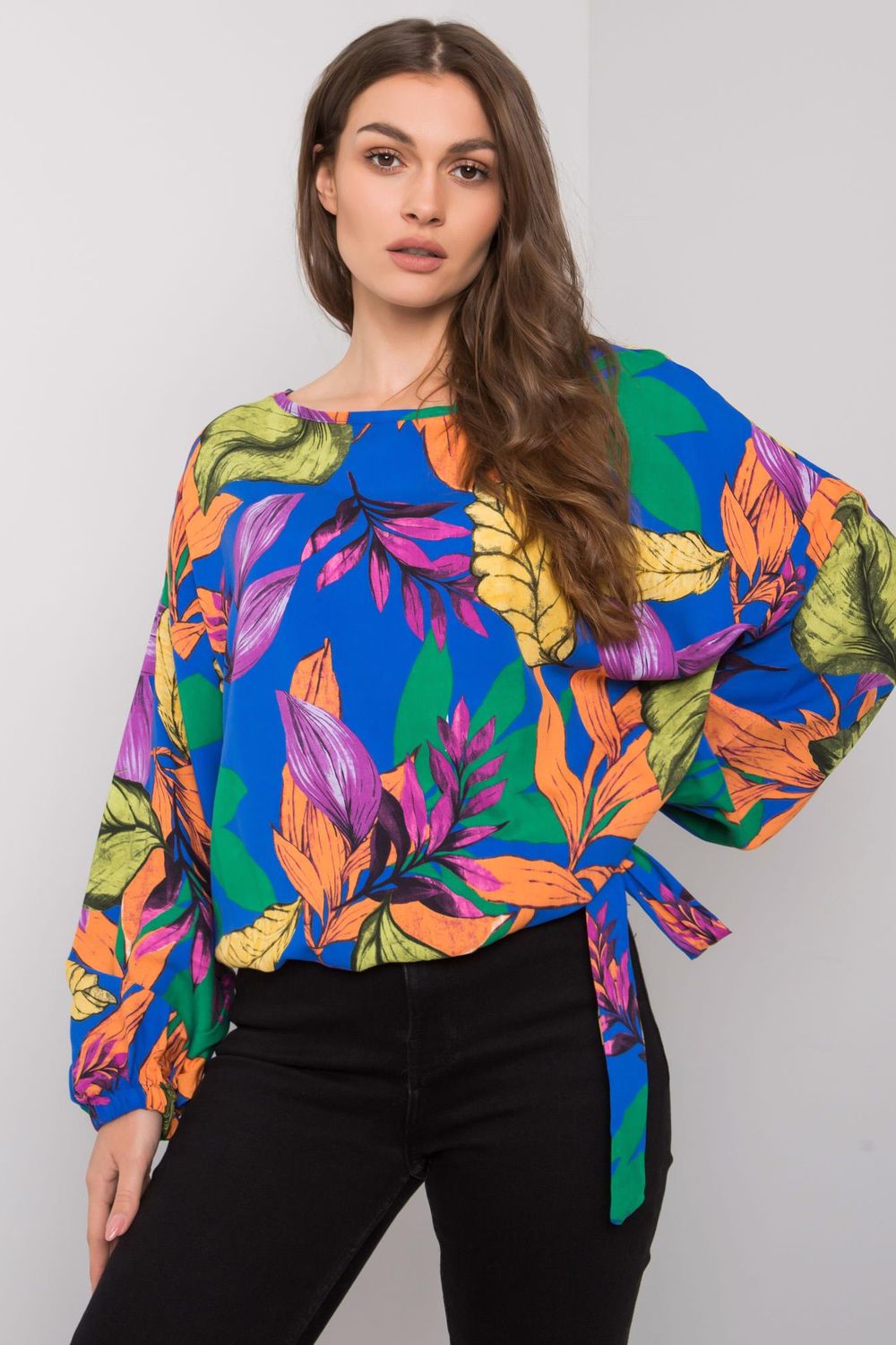 Bluzka Model EM-BZ-001N-3.71P Blue - Ex Moda169412 - Niebieski