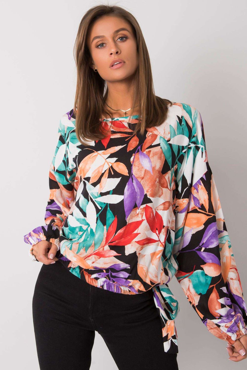 Bluzka Model EM-BZ-001N-4.75P Black - Ex Moda169415 - Czarny - obrazek 2