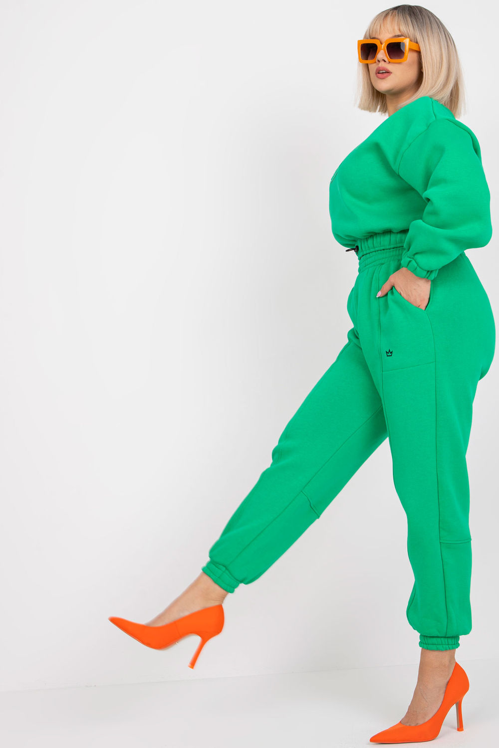 Spodnie Komplet Model EM-KMPL-529.90 Green - Ex Moda169806 - Zielony - obrazek 2