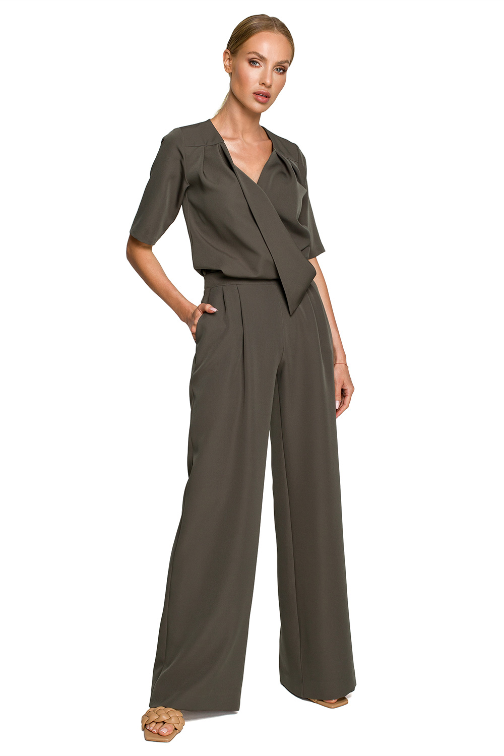 Kombinezon Model MOE703 Khaki - Moe169950 - Zielony