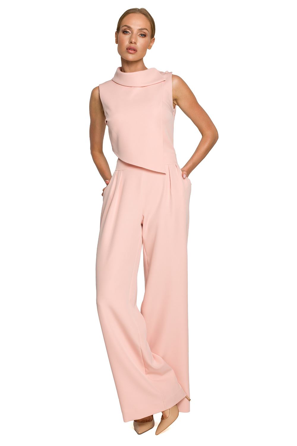Kombinezon Model MOE702 Powder Pink - Moe169953 - Różowy