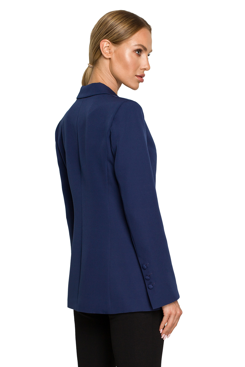 Żakiet Model MOE701 Navy - Moe169959 - Granatowy - obrazek 3