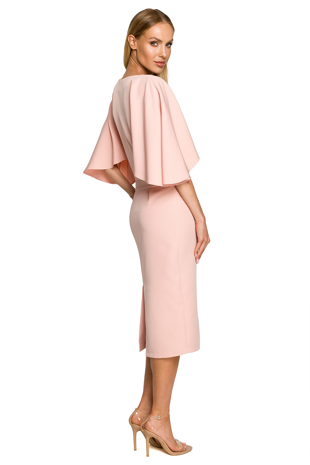 Sukienka Model MOE700 Powder Pink - Moe169962 - Różowy - obrazek 2