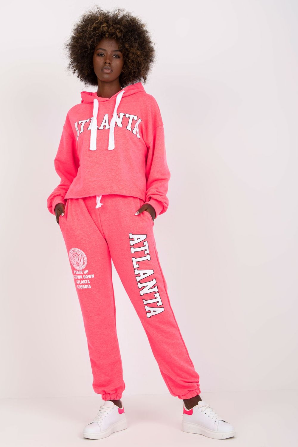 Spodnie Komplet Model EM-KMPL-734.35P Fluo Pink - Ex Moda170390 - Różowy