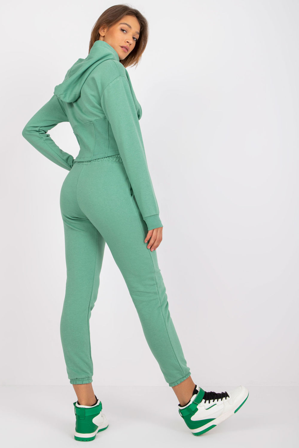 Spodnie Komplet Model EM-KMPL-378.04 Light Green - Ex Moda170399 - Zielony - obrazek 2