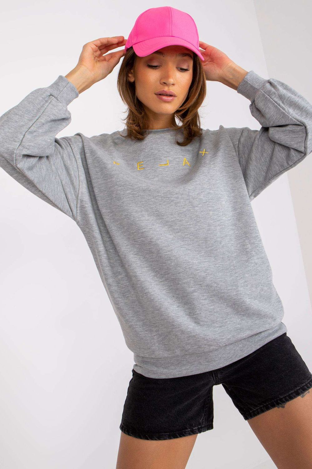 Bluza Damska Model EM-BL-U536/2.00 Grey - Ex Moda170411 - Szary
