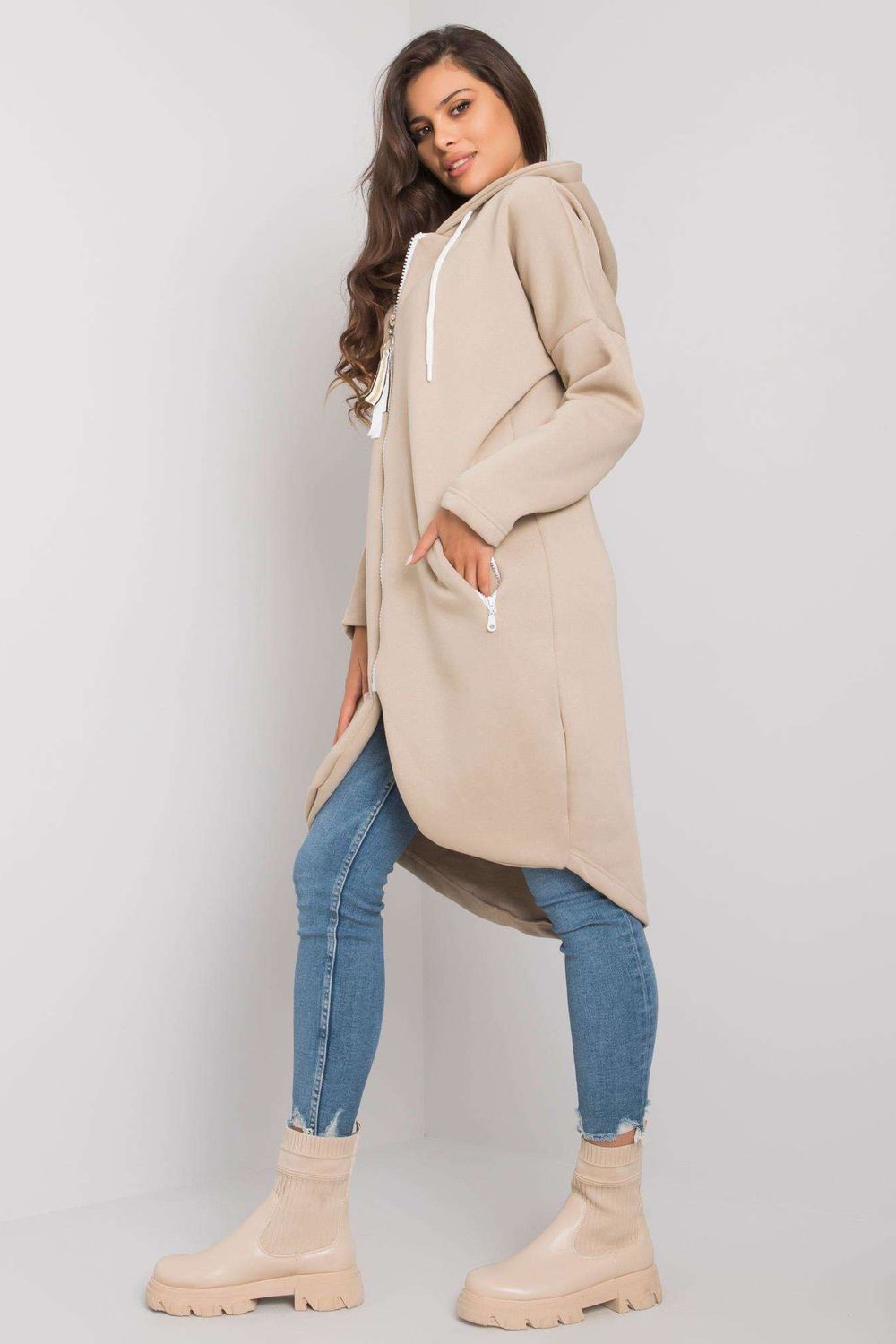 Bluza Damska Model RV-BL-4742.20P Beige - Relevance171051 - Beżowy - obrazek 3