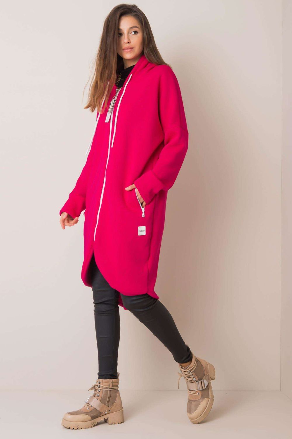 Bluza Damska Model RV-BL-4742.20P Fuksja - Relevance171054 - Różowy - obrazek 2