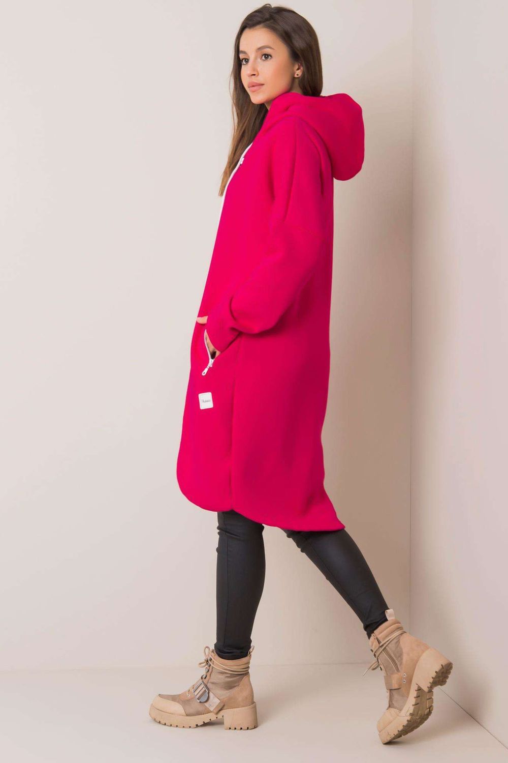 Bluza Damska Model RV-BL-4742.20P Fuksja - Relevance171054 - Różowy - obrazek 3