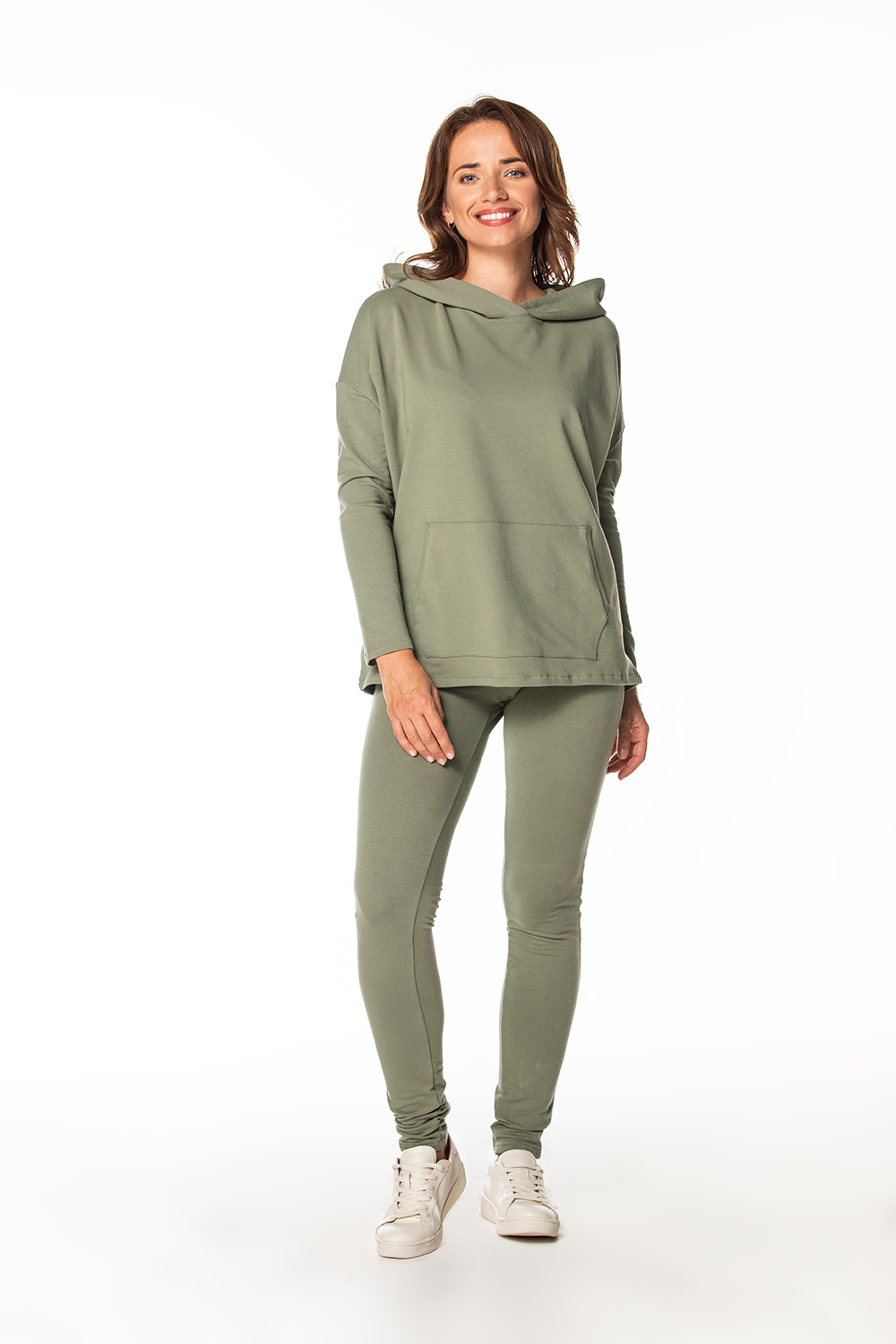 Bluza Damska Model T371/9 Khaki - Tessita171888 - Zielony - obrazek 2