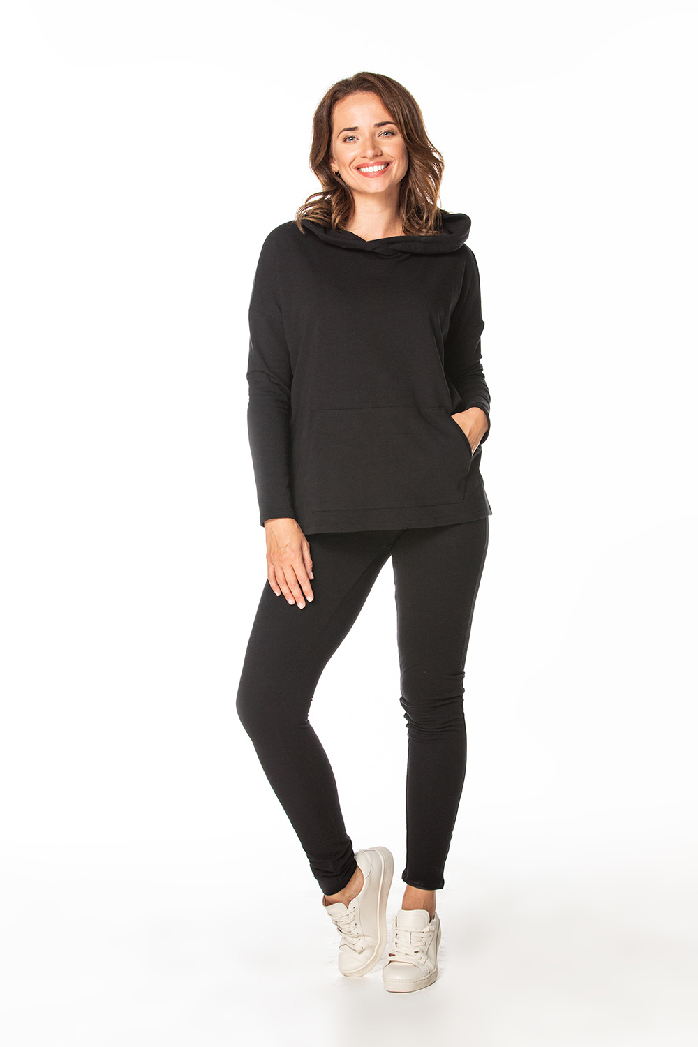 Bluza Damska Model T371/7 Black - Tessita171889 - Czarny - obrazek 2