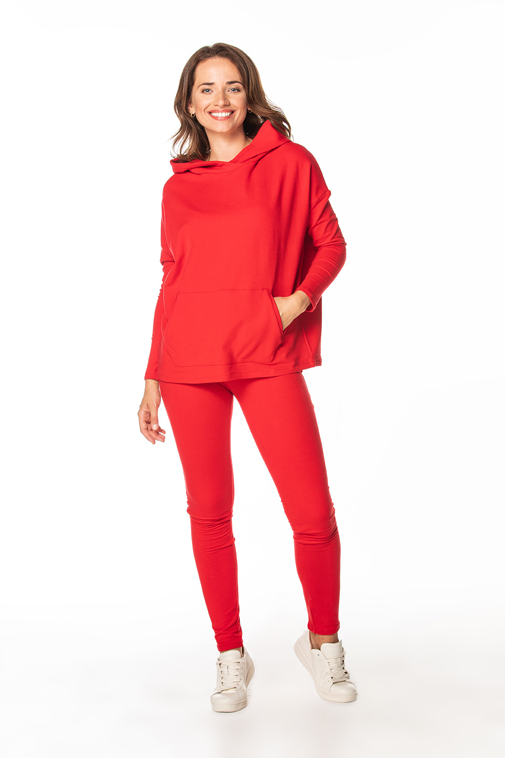 Bluza Damska Model T371/1 Red - Tessita171891 - Czerwony
