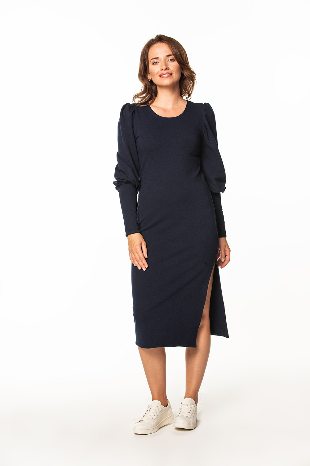 Sukienka Model T367/4 Navy - Tessita171905 - Granatowy - obrazek 2