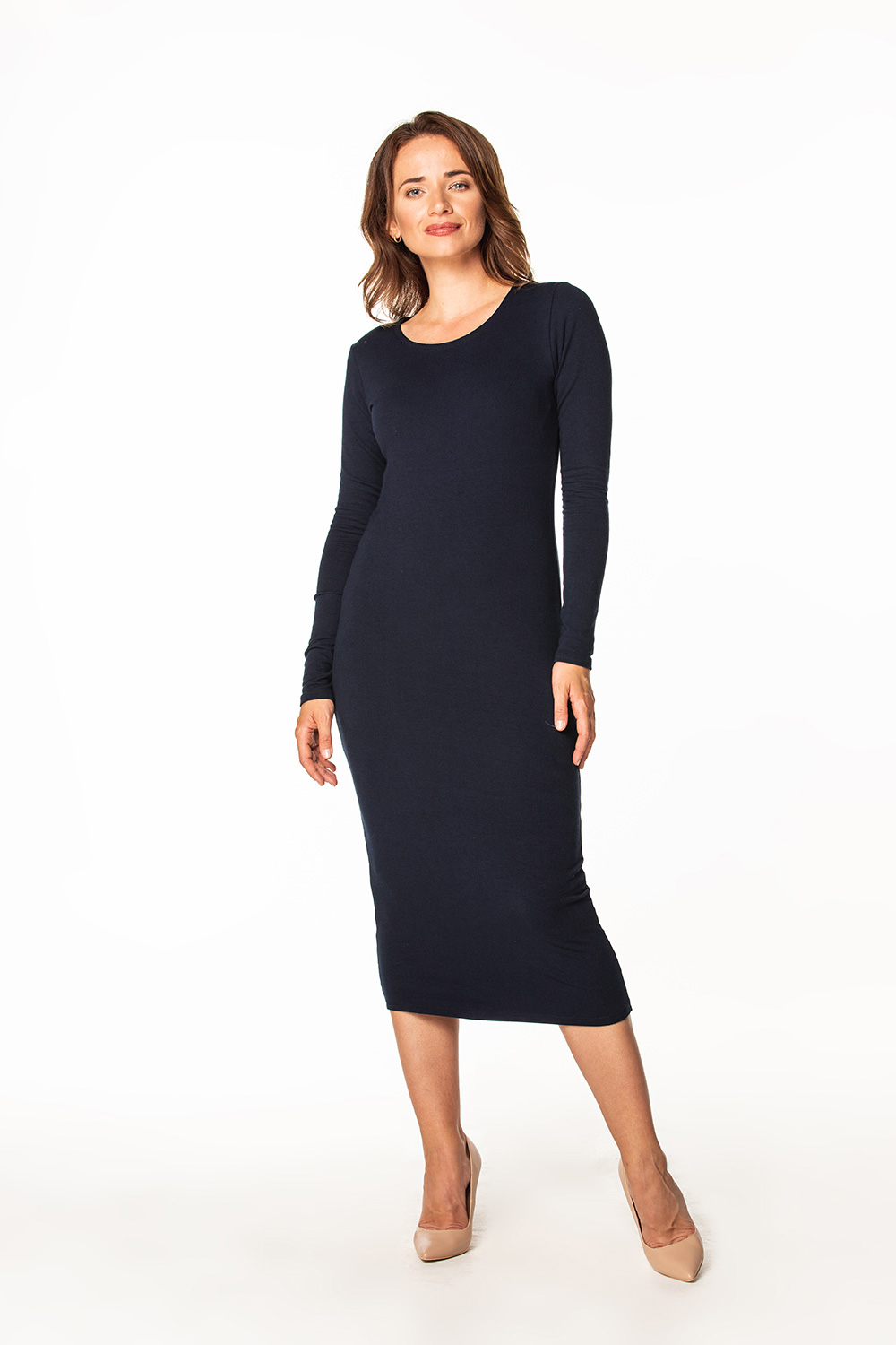 Sukienka Model T365/4 Navy - Tessita171919 - Granatowy - obrazek 2