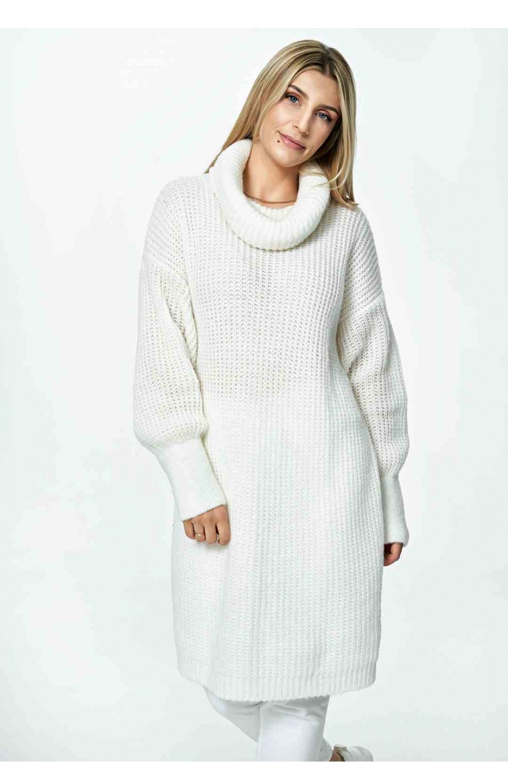Sweter Damski Model M890 Ecru - Figl172205 - Beżowy - obrazek 4